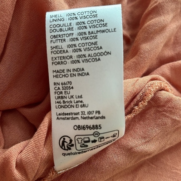 Free People Vernon Floral Print Cotton Sundress Large - Picture 9 of 10